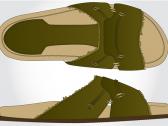 Image of mens beach shoe design