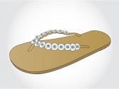 Image of womens flip flop design